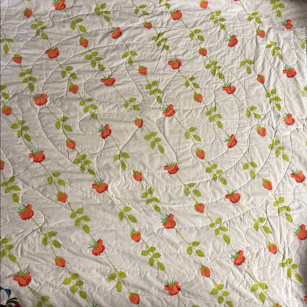 VINTAGE WAMSUTTA CHRISTIAN DIOR ROSE KING COMFORTER